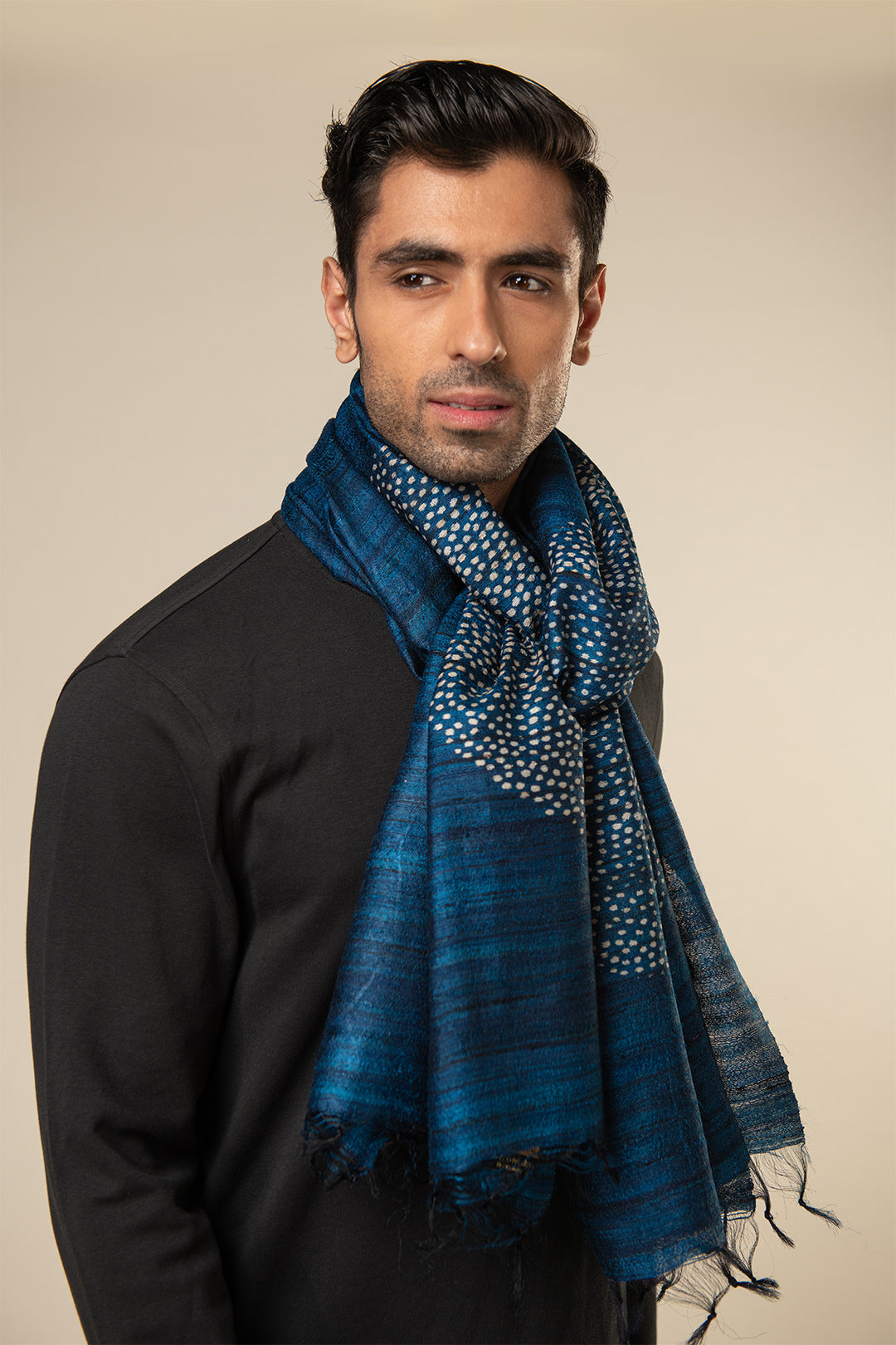 小物 Hand Printed Silk Scarf - blue Artboard38_1080x.jpg?v=1721558695