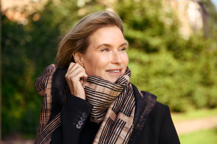 The Shale Peace silk scarf – Aeshaane by Neesha Amrish