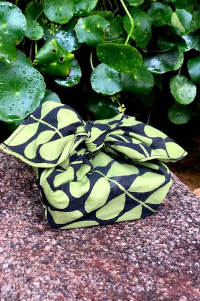 The 'Checkered oak' Furoshiki Gift Wrap 2 - aeshaane by Neesha Amrish