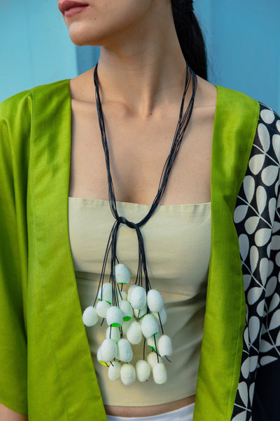 The 'Artic lime' Necklace - Aeshaane