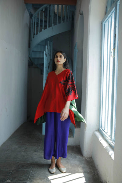 The 'Damp Foilage' Kaftan - Aeshaane
