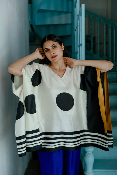The 'Peela Gola' Kaftan - Aeshaane